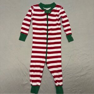 Hanna Anderson Christmas Sleeper Baby 18-24 Months Cotton Red White T18